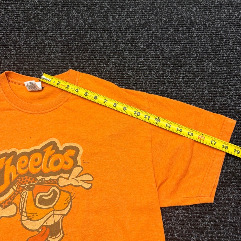 Trau & Loevner Cheetos Chester Cheetah Graphic T-Shirt Orange Mens Large - Picture 7 of 13